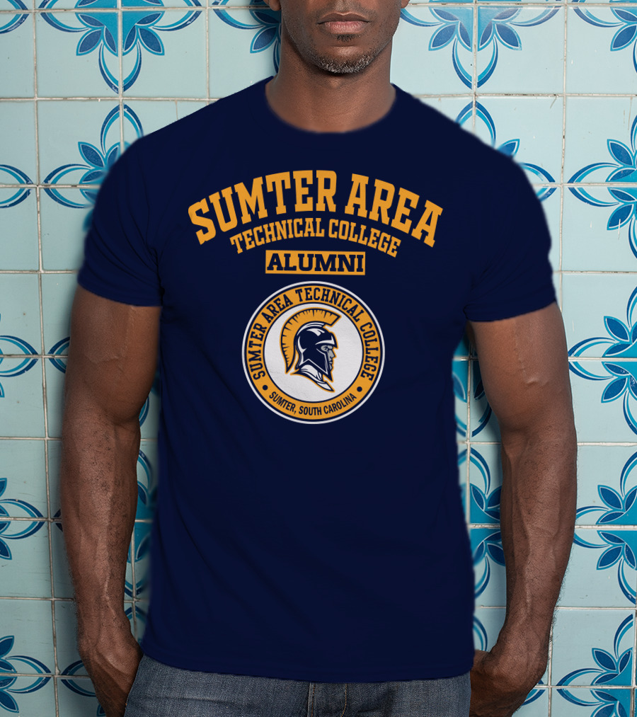Sumter Area Technical College Alumni South Carolina Spartan Head T-Shirt