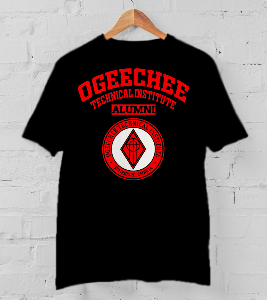 Ogeechee Technical Institute Alumni Statesboro Georgia Emblem T-Shirt