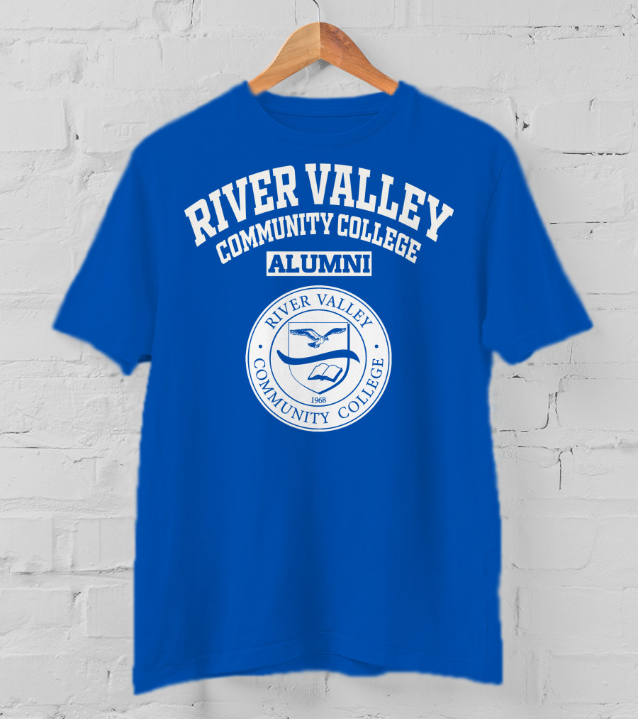 River Valley Community College Alumni Emblem 1968 T-Shirt