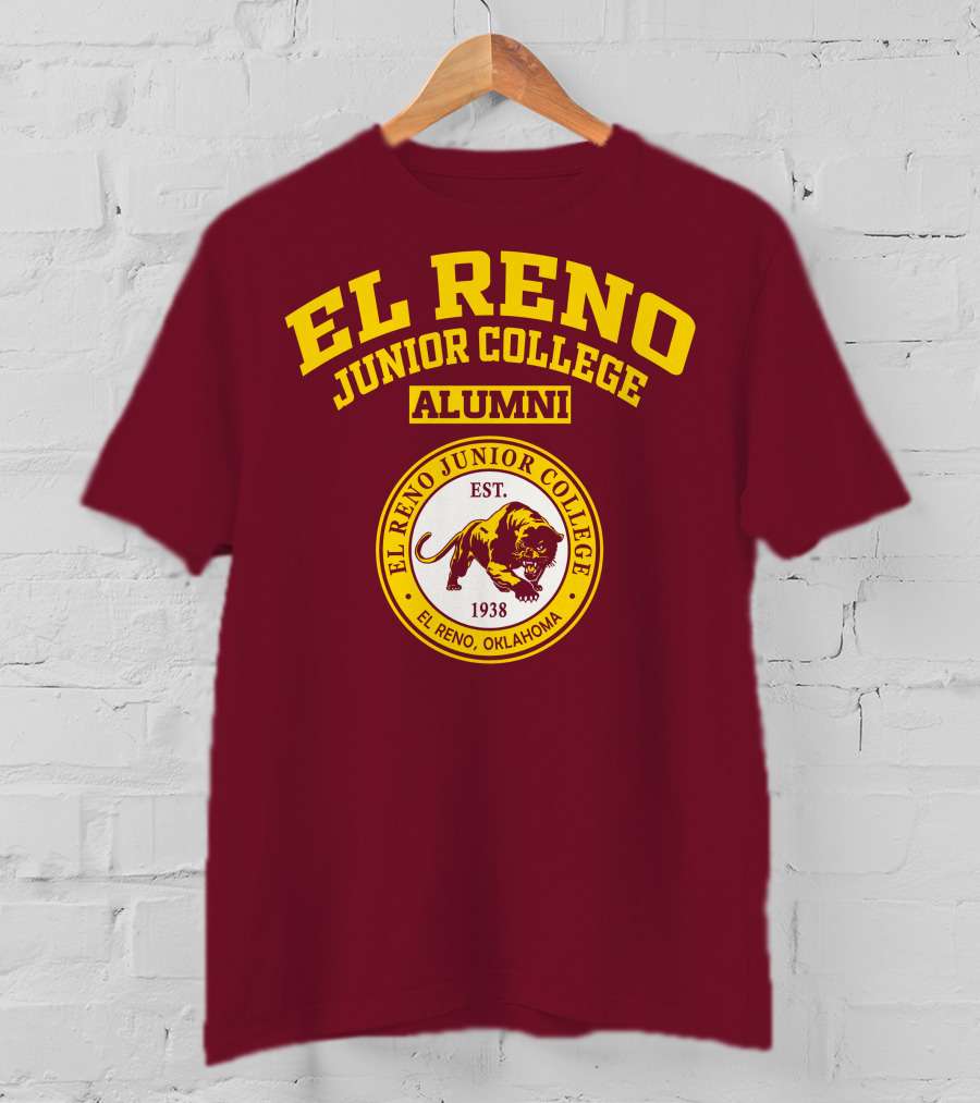 El Reno Junior College Alumni Est 1938 El Reno Oklahoma T-Shirt