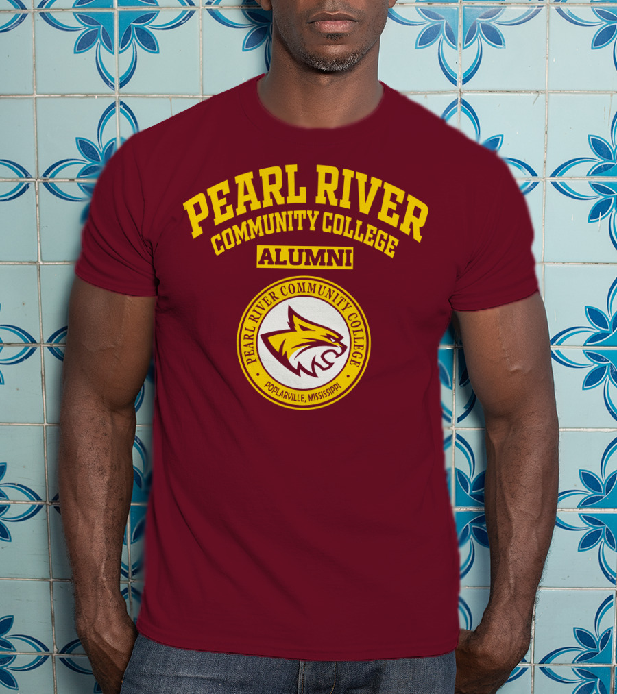 Pearl River Community College Alumni Poplarville Mississippi Wildcat T-Shirt