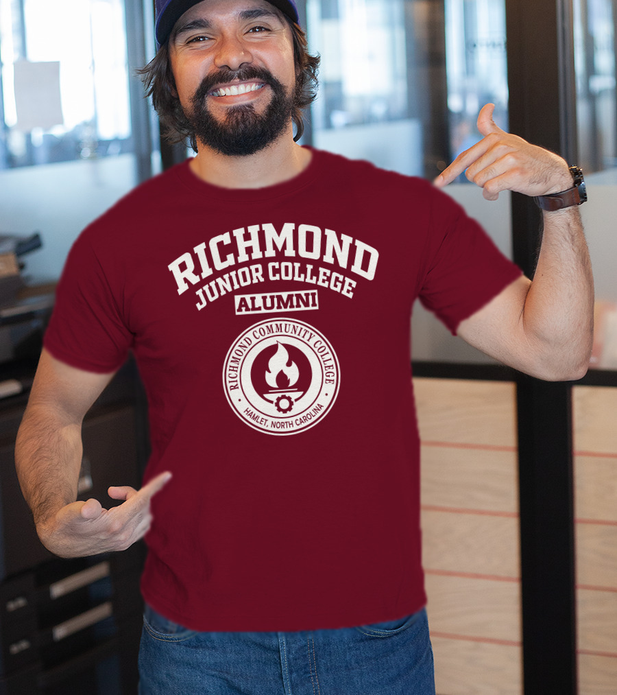 Richmond Junior College Alumni Richmond Community College Hamlet North Carolina T-Shirt