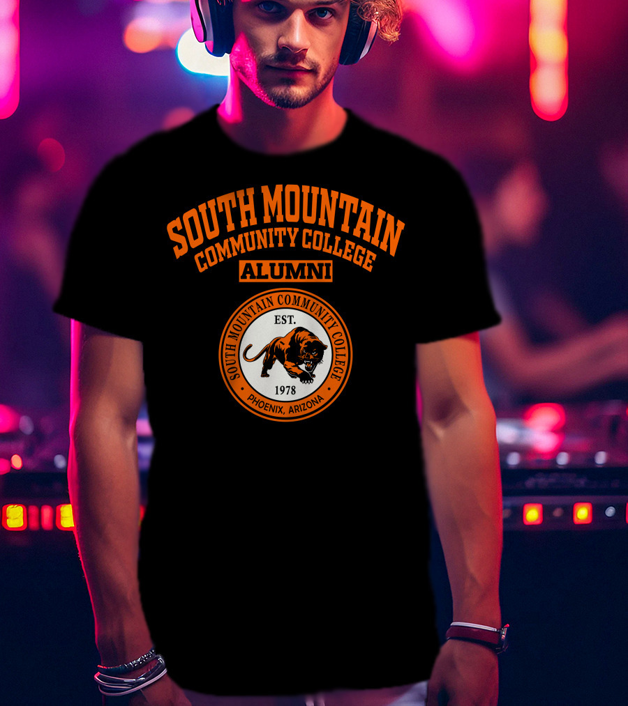 South Mountain Community College Alumni Phoenix Arizona Est. 1978 Panther T-Shirt