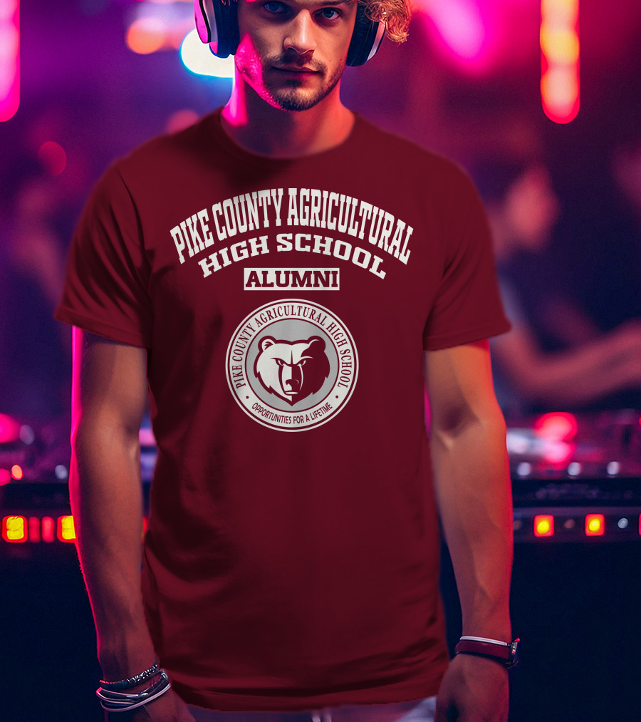 Pike County Agricultural High School Alumni Opportunities For A Lifetime Bear T-Shirt