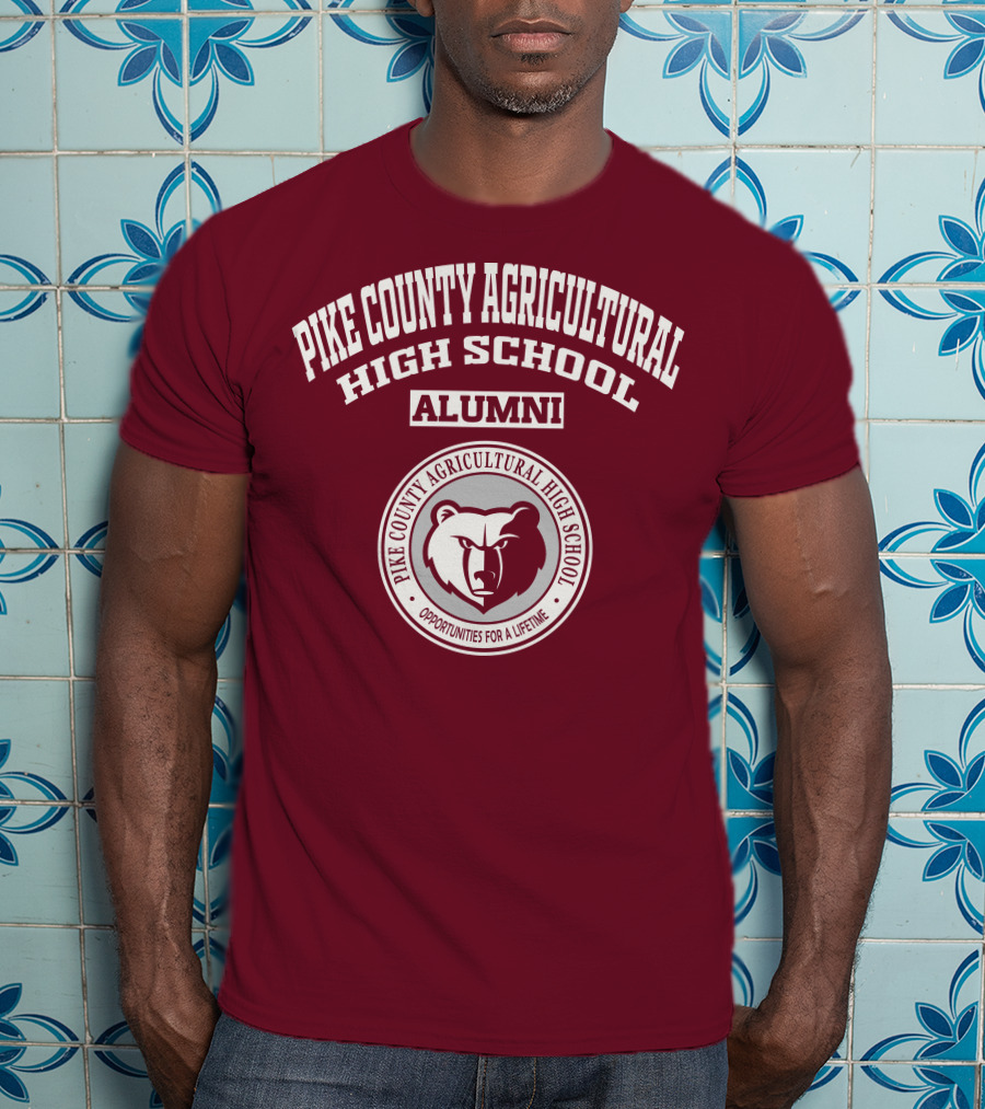 Pike County Agricultural High School Alumni Opportunities For A Lifetime Bear T-Shirt