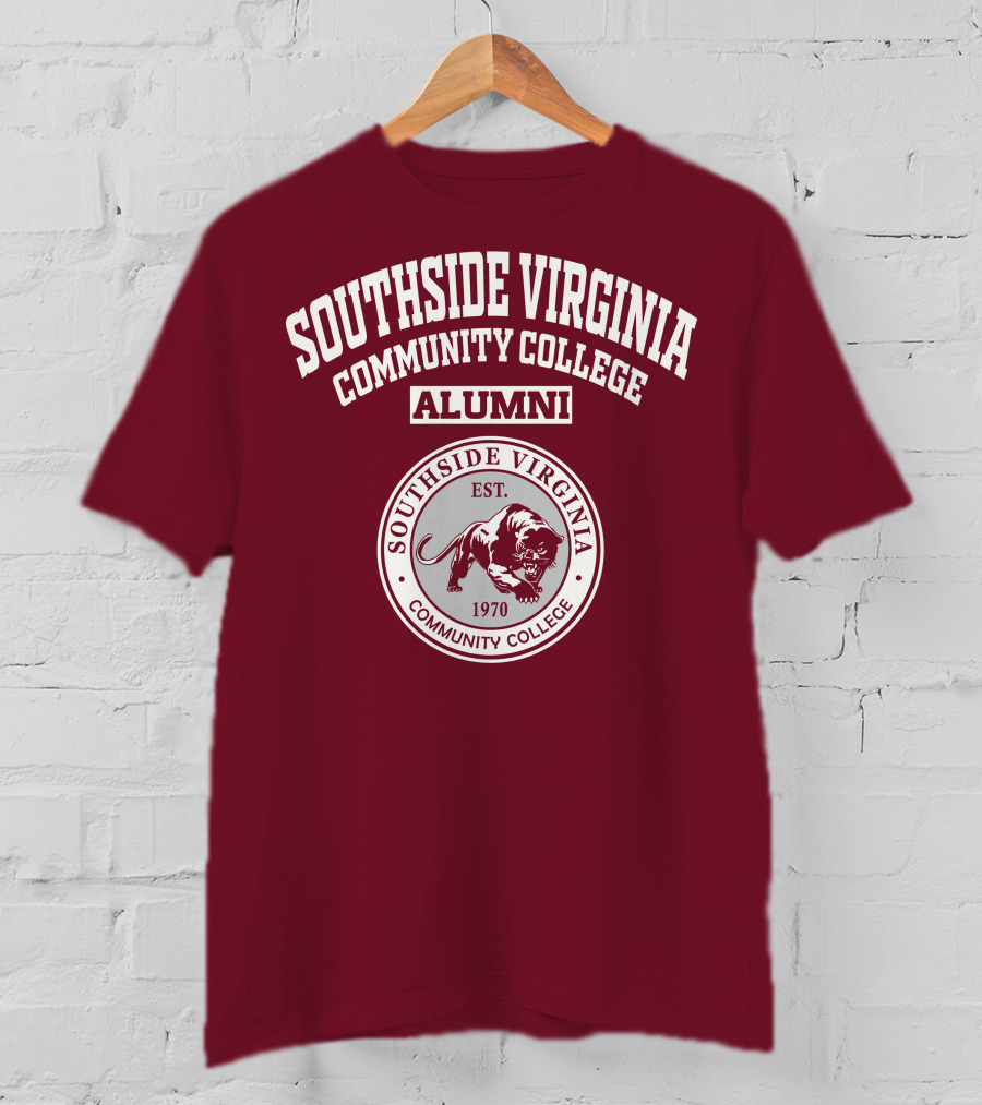 Southside Virginia Community College Alumni Est. 1970 Lion Emblem T-Shirt