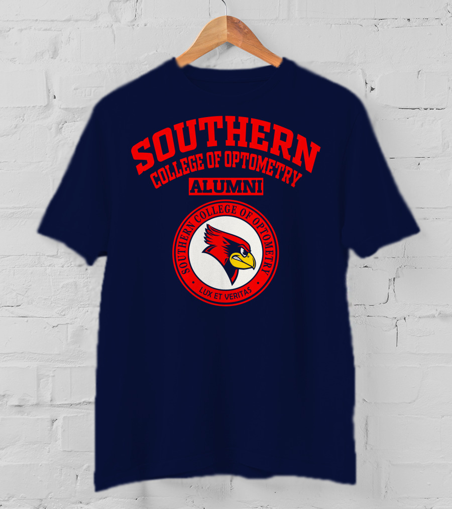 Southern College Of Optometry Alumni Lux Et Veritas Cardinal T-Shirt
