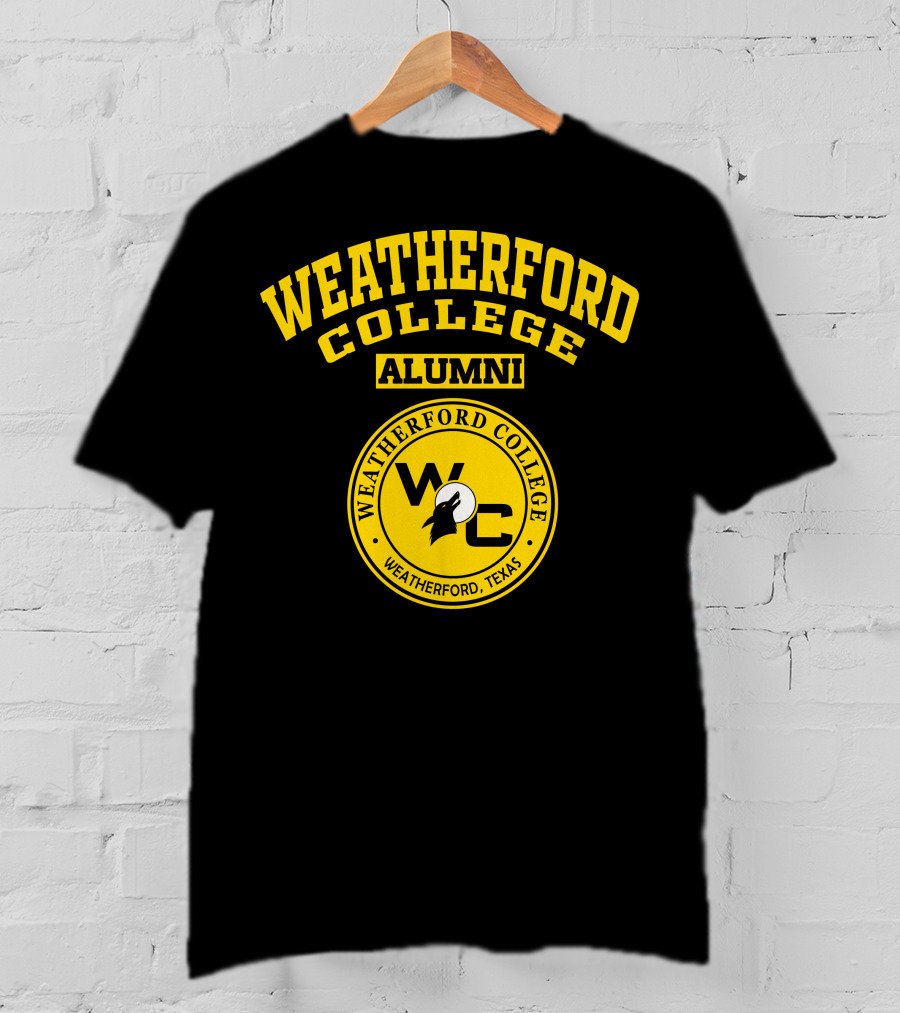 Weatherford College Alumni WC Weatherford Texas T-Shirt