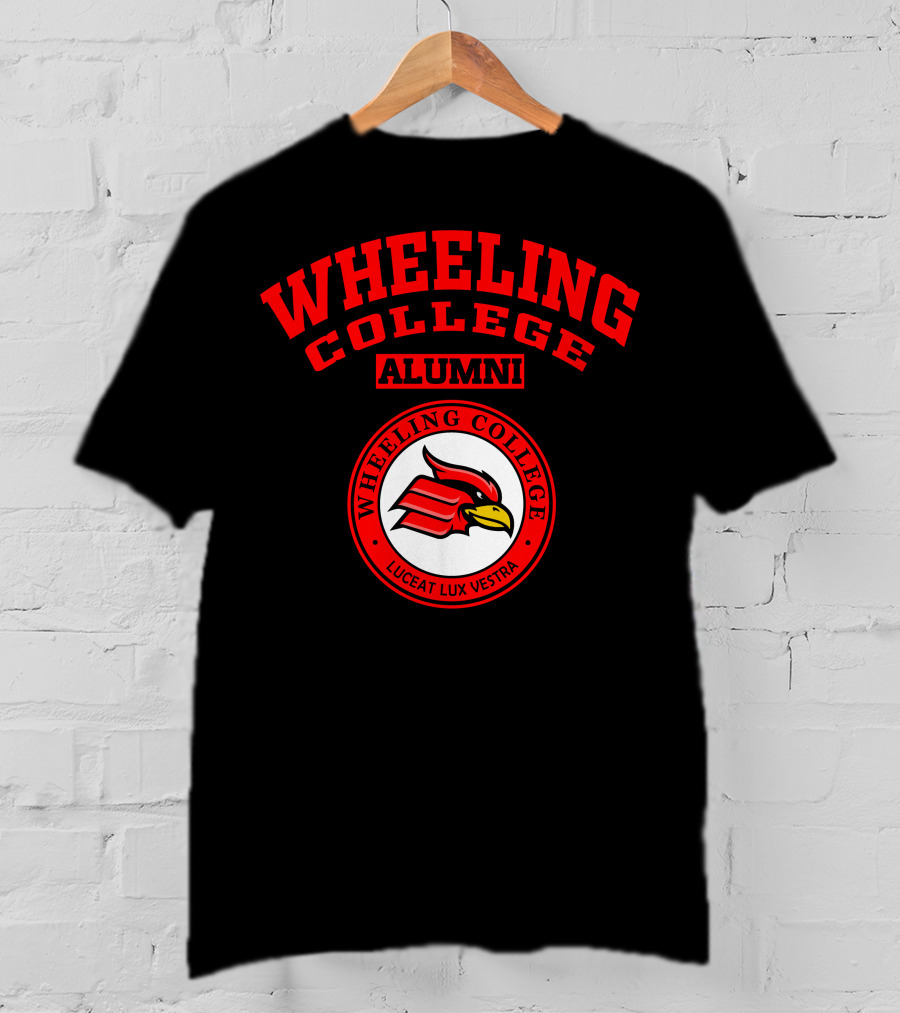 Wheeling College Alumni Cardinal Seal Luceat Lux Vestra T-Shirt