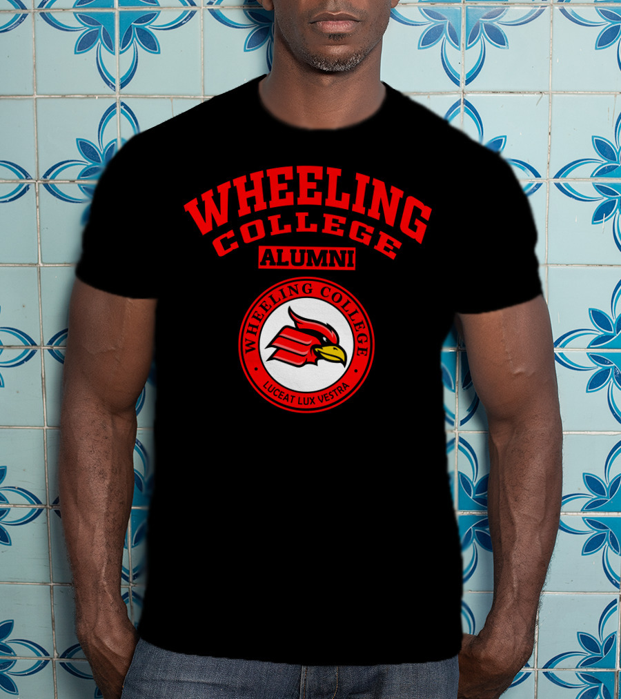 Wheeling College Alumni Cardinal Seal Luceat Lux Vestra T-Shirt