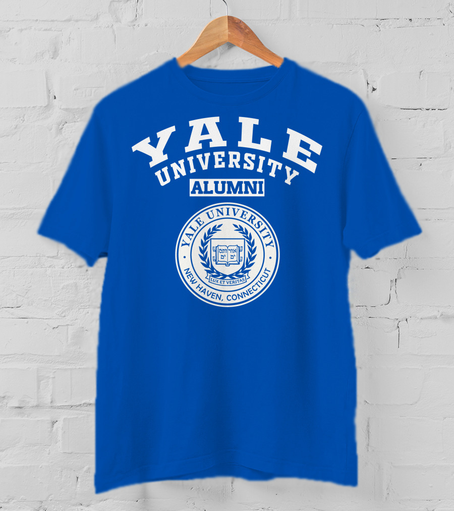 Yale University Alumni Seal New Haven Connecticut Lux Et Veritas T-Shirt