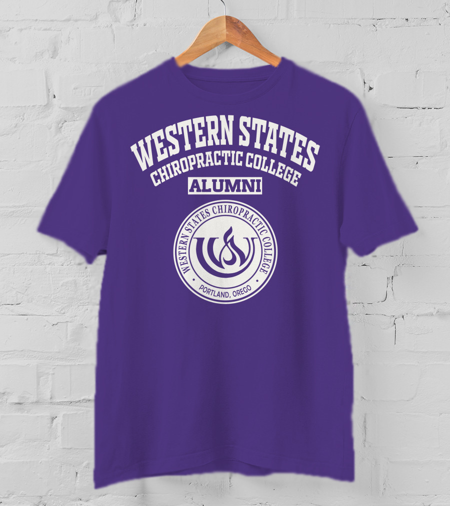 Western States Chiropractic College Alumni Portland Oregon T-Shirt
