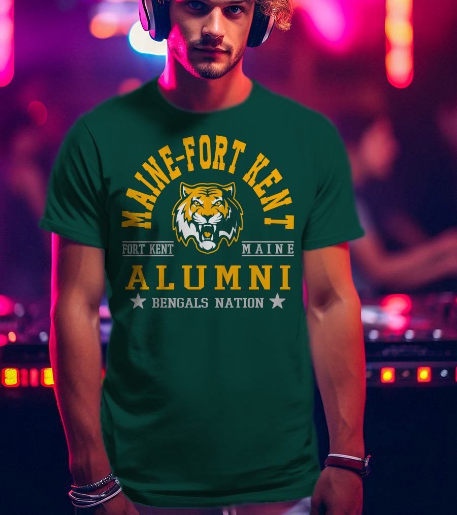 Maine-Fort Kent Alumni Bengals Nation Fort Kent Maine T-Shirt