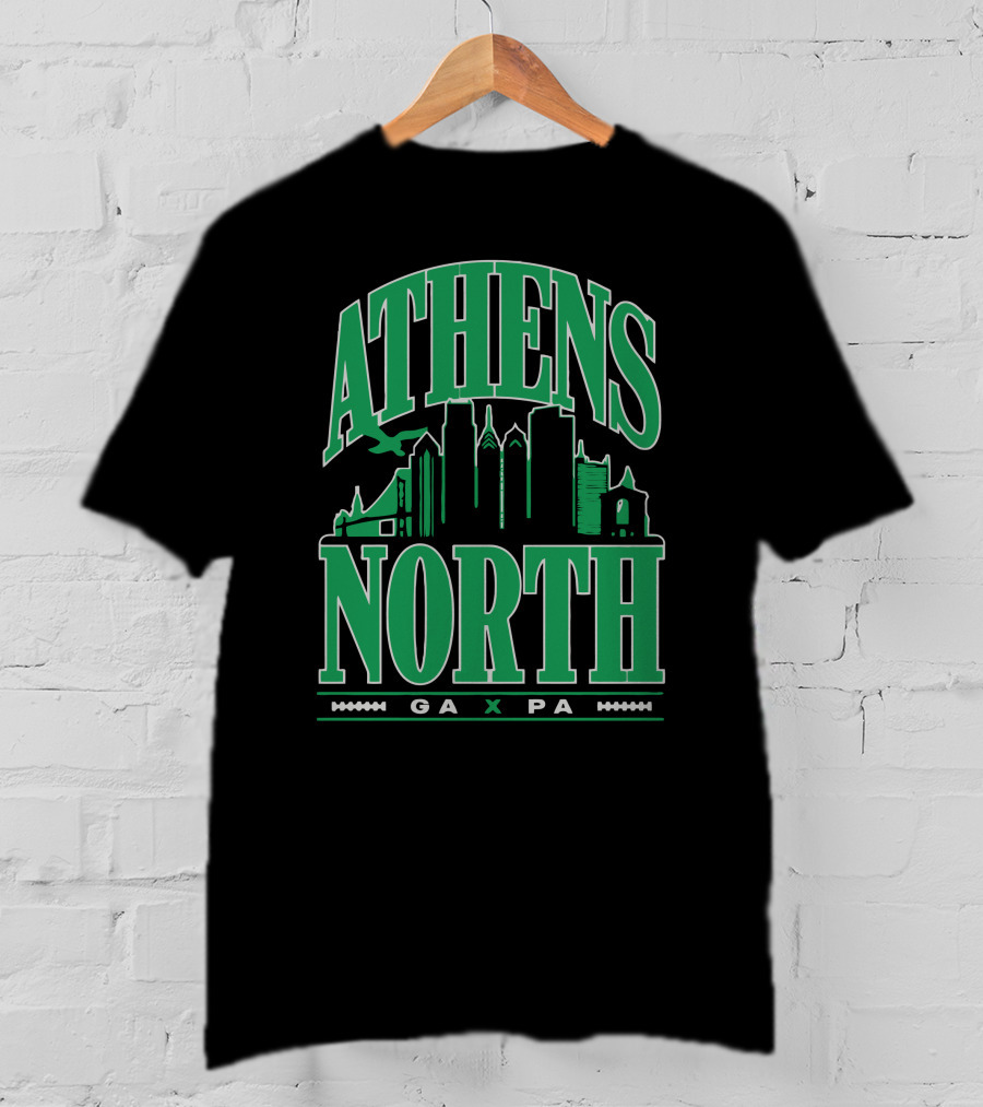 ATHENS NORTH GA PA Skyline T-Shirt