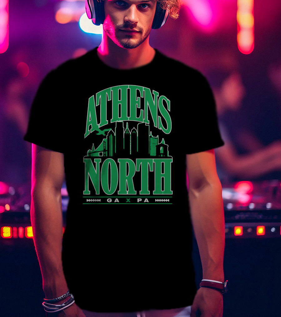 ATHENS NORTH GA PA Skyline T-Shirt