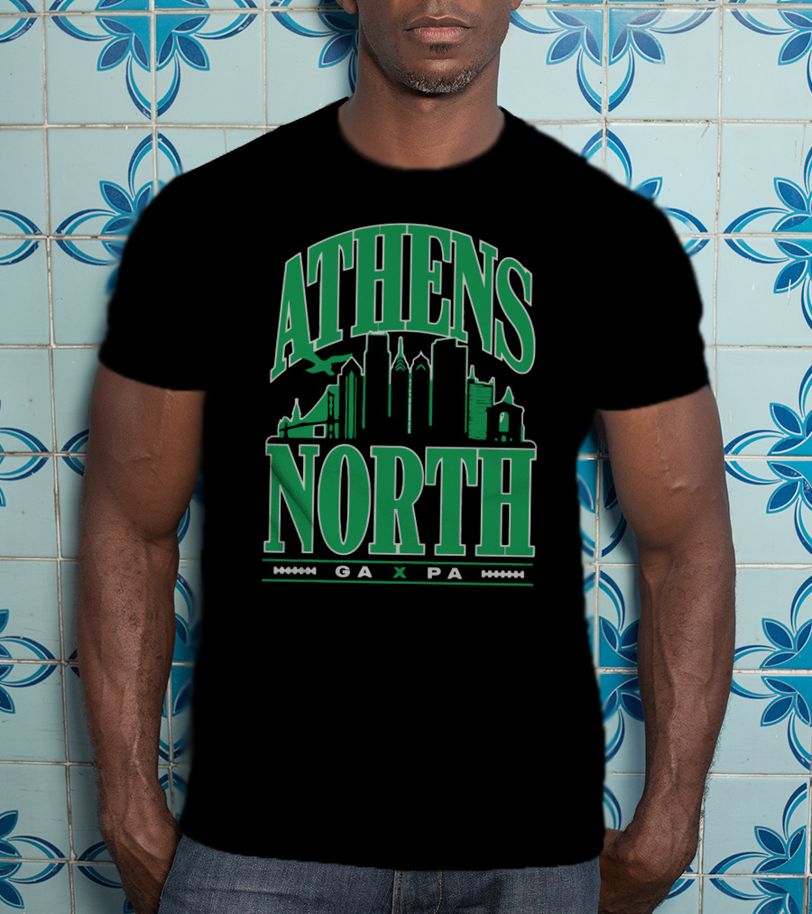 ATHENS NORTH GA PA Skyline T-Shirt