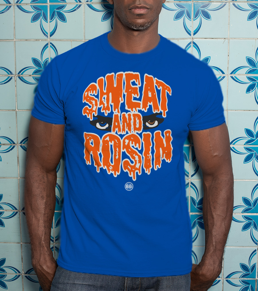 SWEAT AND ROSIN Eyes Dripping Orange 86 T-Shirt