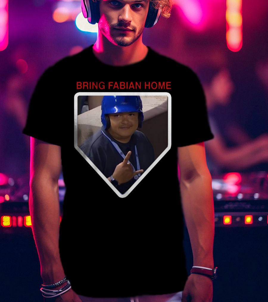 Bring Fabian Home Baseball Fan Moment T-Shirt