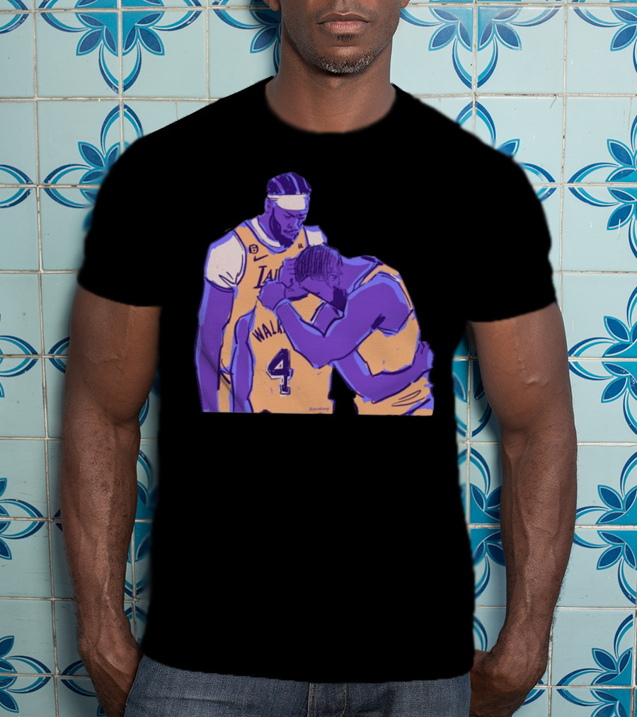 Jack Perkins Lonnie Iv Lakers Team Purehoop Walker 4 T-Shirt