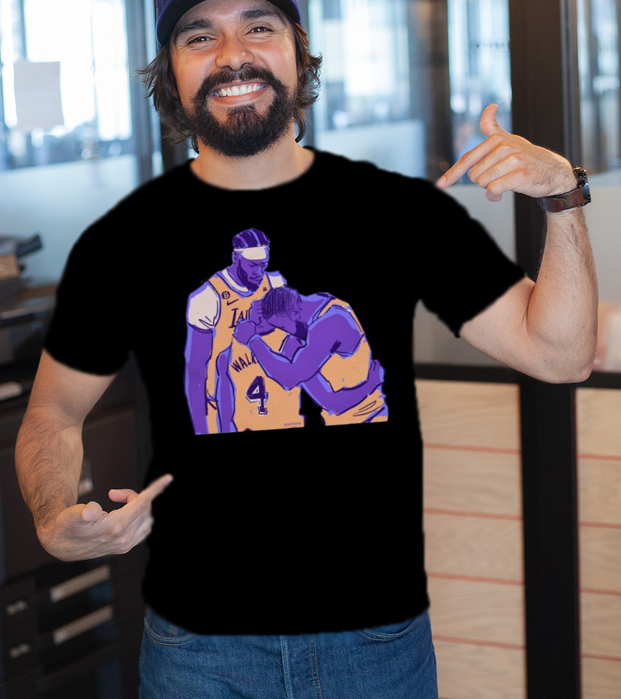 Jack Perkins Lonnie Iv Lakers Team Purehoop Walker 4 T-Shirt