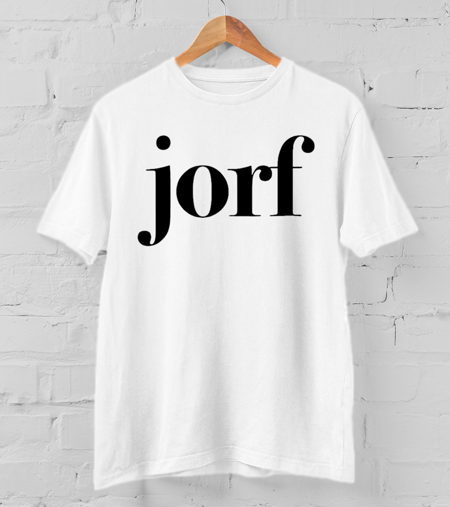 Jury Duty Jorf Text Black T-Shirt