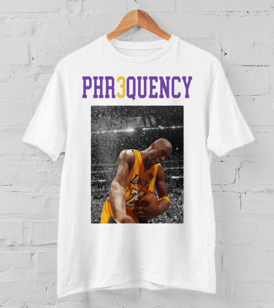 PHR3QUENCY Lakers 24 Basketball T-Shirt