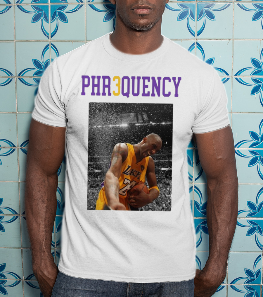 PHR3QUENCY Lakers 24 Basketball T-Shirt
