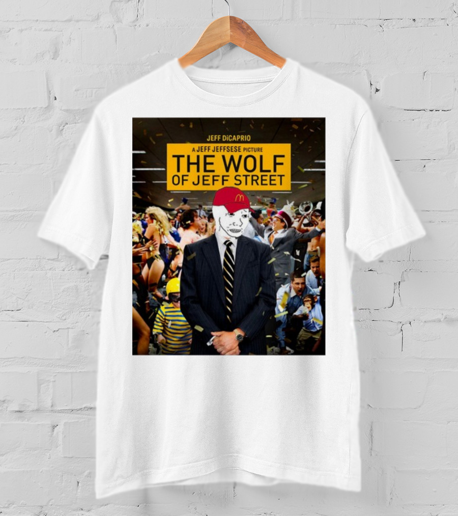 Jeff Dicaprio Jeff Jeffsese The Wolf Of Jeff Street T-Shirt