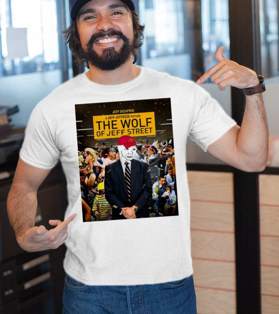 Jeff Dicaprio Jeff Jeffsese The Wolf Of Jeff Street T-Shirt