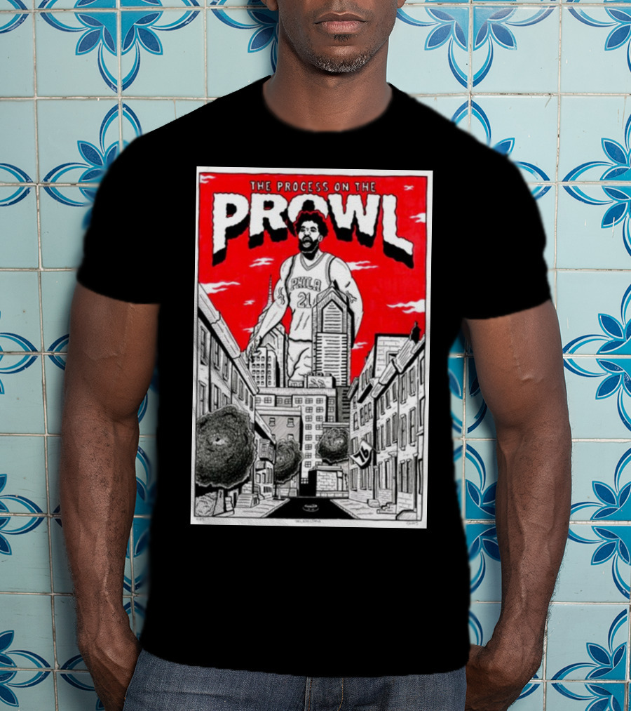 The Process On The Prowl Philadelphia 76ers Basketball Legend T-Shirt