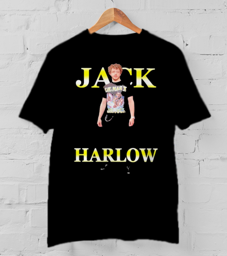Lil Nas X Wearing Jack Harlow T-Shirt With Jack Harlow T-Shirt