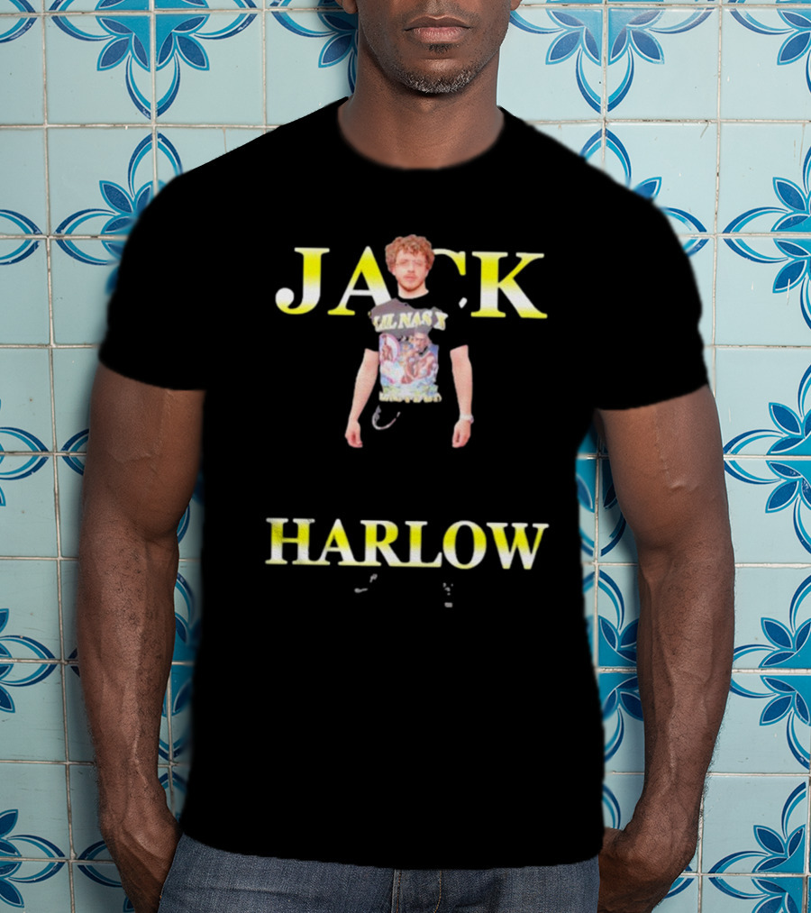 Lil Nas X Wearing Jack Harlow T-Shirt With Jack Harlow T-Shirt