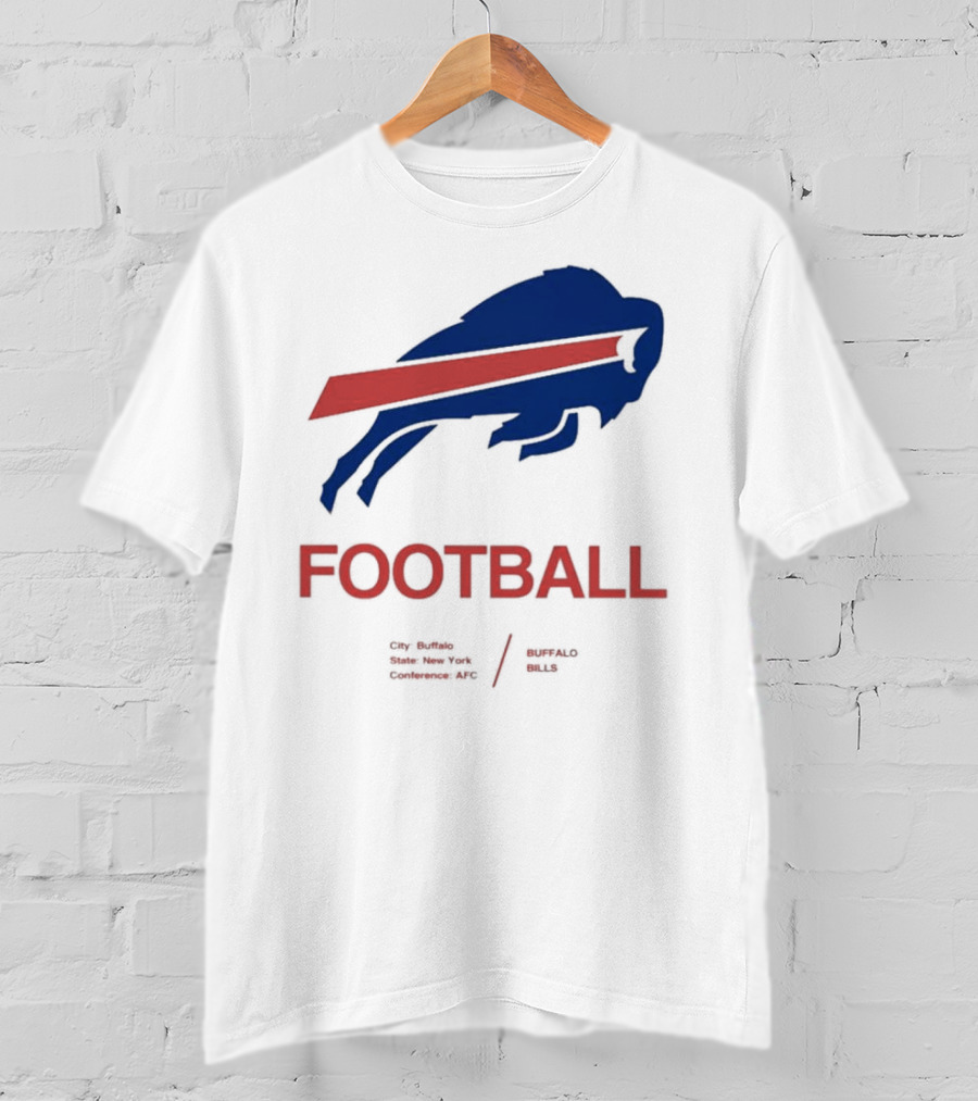 Buffalo Bills Football City Buffalo State New York Conference AFC T-Shirt