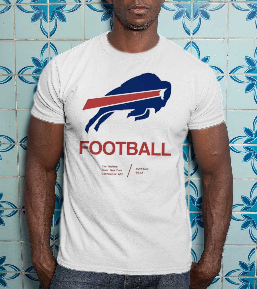 Buffalo Bills Football City Buffalo State New York Conference AFC T-Shirt