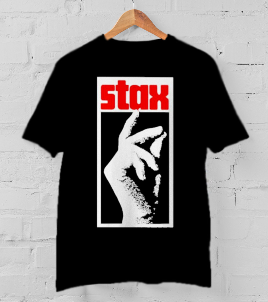 Stax Records Merch Classic Stax Snap Logo Hand T-Shirt