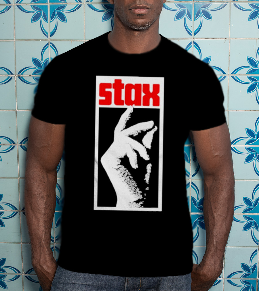 Stax Records Merch Classic Stax Snap Logo Hand T-Shirt