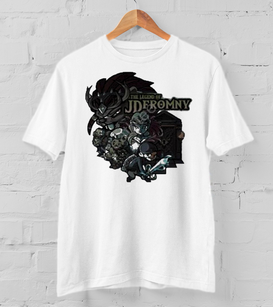 The Legend Of Jdromny Dark Adventure Characters T-Shirt