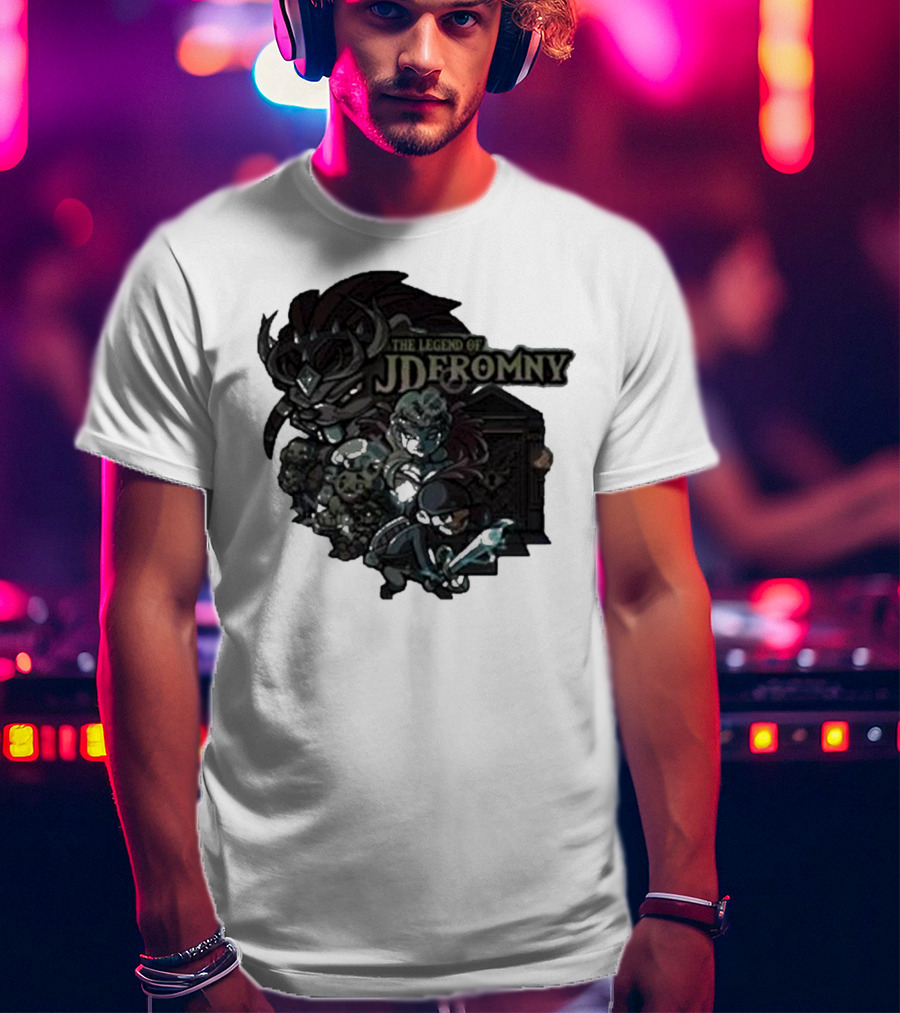 The Legend Of Jdromny Dark Adventure Characters T-Shirt