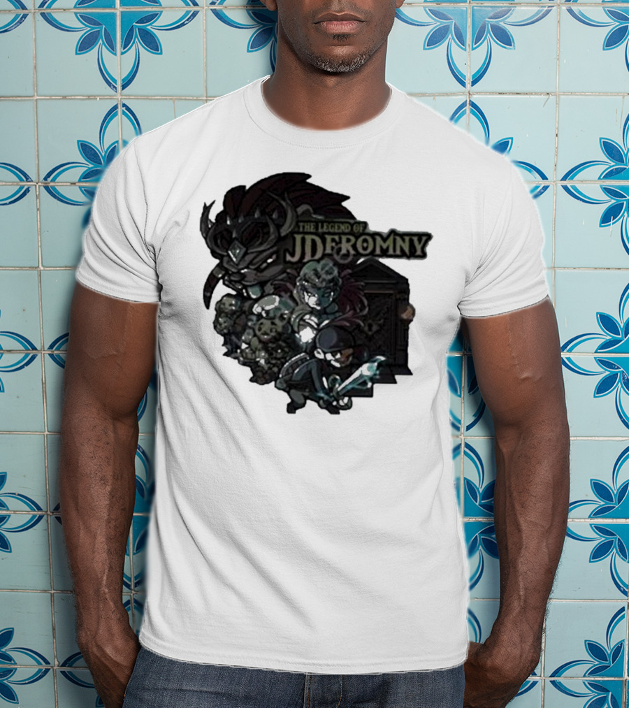 The Legend Of Jdromny Dark Adventure Characters T-Shirt