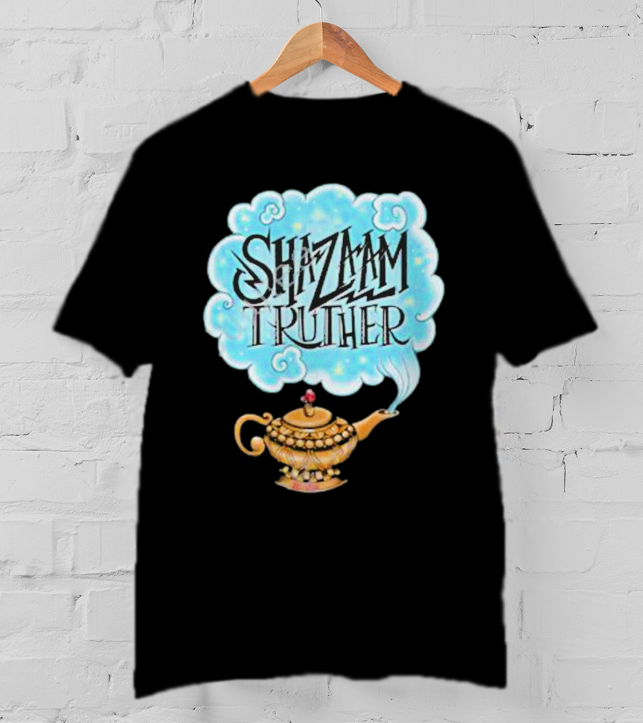 Shazaam Truther Magic Lamp Cloud T-Shirt