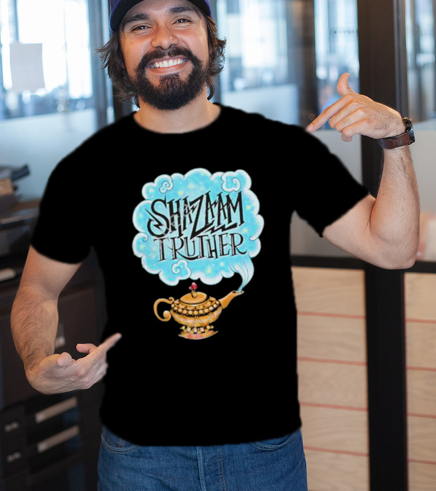 Shazaam Truther Magic Lamp Cloud T-Shirt