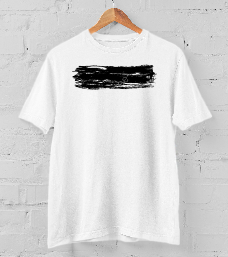 Teddysphotos Yellow Subtract Black Brushstroke Iconic T-Shirt