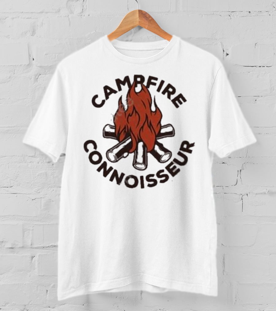 Great Lakes Proud Campfire Connoisseur Firewood And Flames T-Shirt