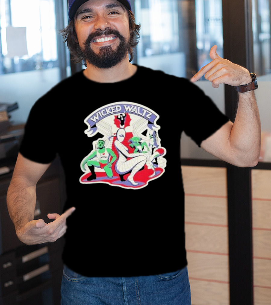Wicked Waltz Lewberger Monster Characters On Red Carpet T-Shirt