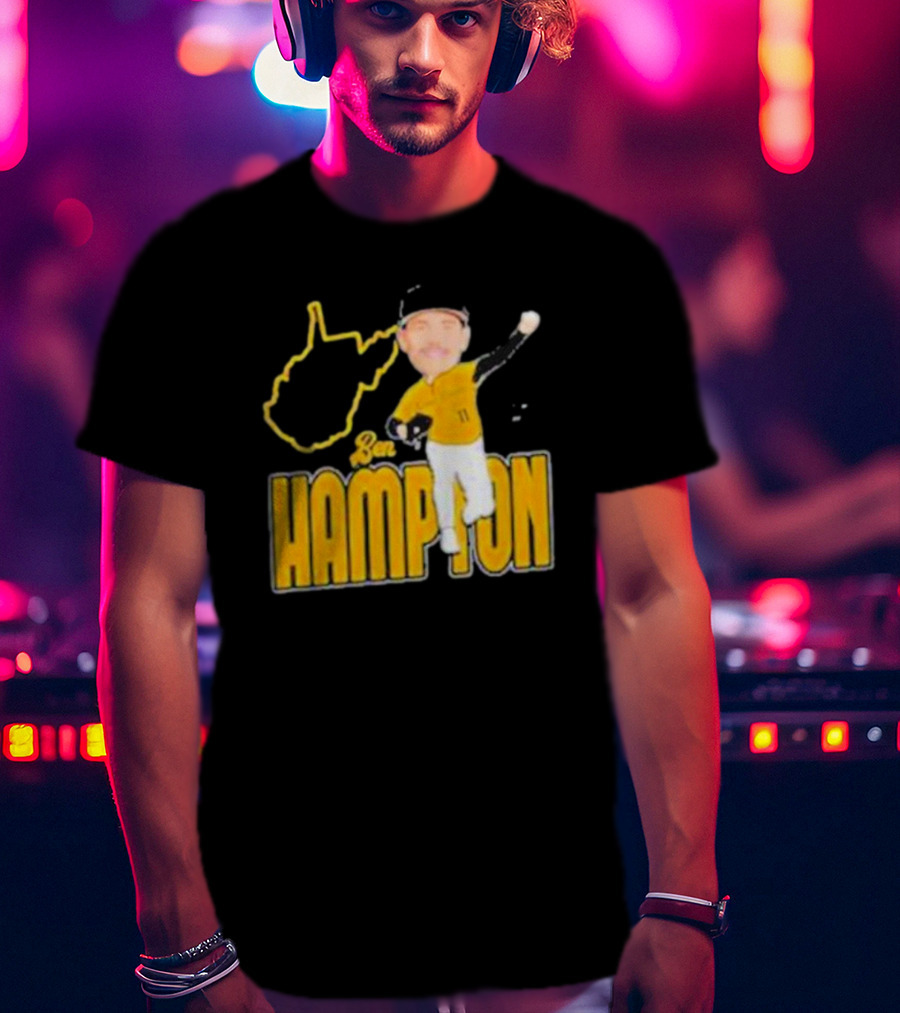 Ben Hampton West Virginia Baseball 11 Fan T-Shirt