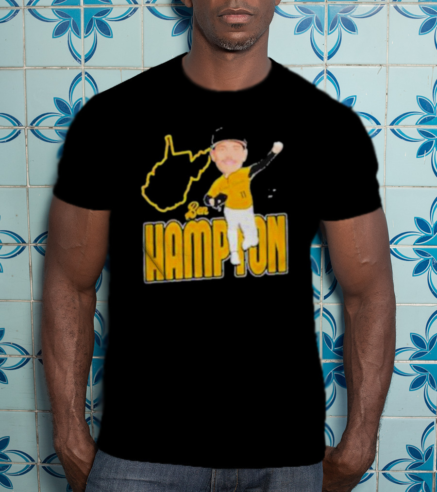 Ben Hampton West Virginia Baseball 11 Fan T-Shirt