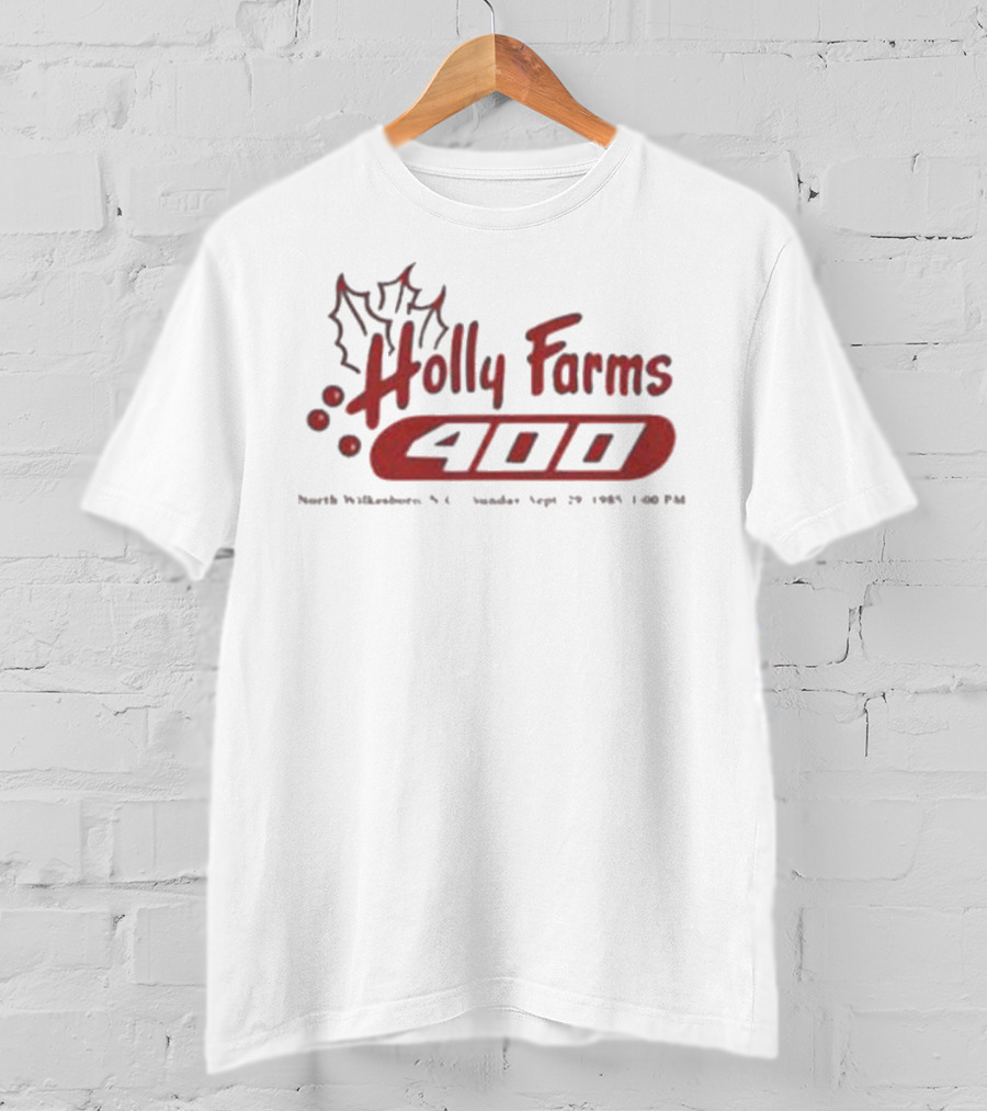 Dale Earnhardt Jr. Holly Farms 400 North Wilkesboro Speedway Sept 29 1985 1:00 PM T-Shirt