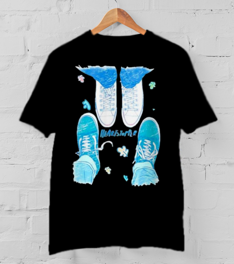 Heartstopper Nick And Charlie Shoes Pastel Sketch T-Shirt