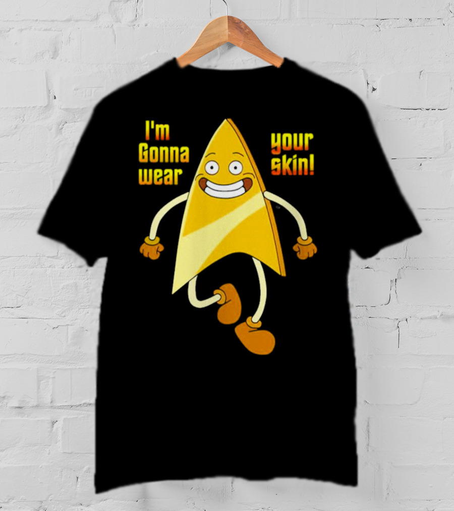 I'm Gonna Wear Your Skin Bravest Warriors Badgey T-Shirt