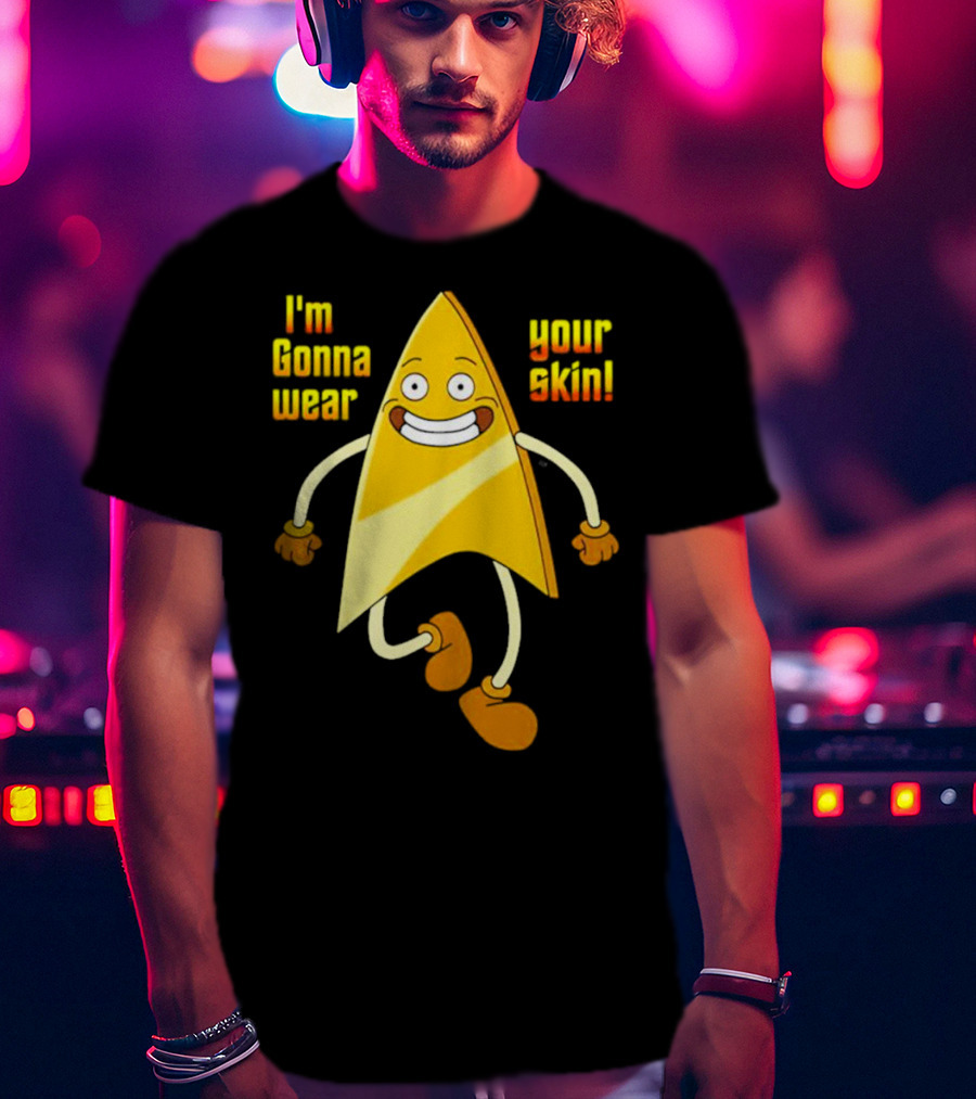 I'm Gonna Wear Your Skin Bravest Warriors Badgey T-Shirt